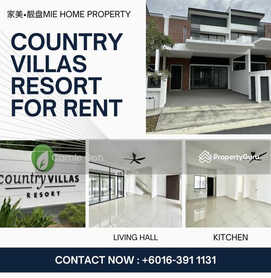 Double storey terrace ( country villas resort ayer keroh ), Ayer Keroh, Melaka, 4 Bedrooms