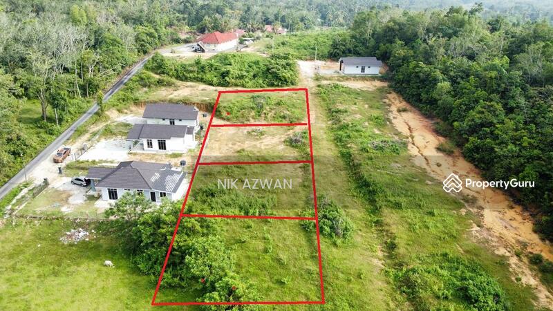 For Sale - (5770kp, Geran Individu, Dkt Uitm dan Bandar Machang)Lot Banglo, Kg Kepang, Machang, Kelantan