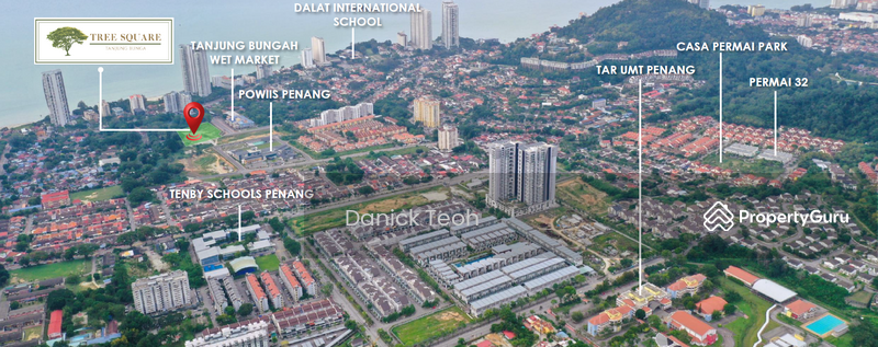 Shop-office at Tanjung Bungah, Tree Square, Tanjung Bungah, Timor Laut