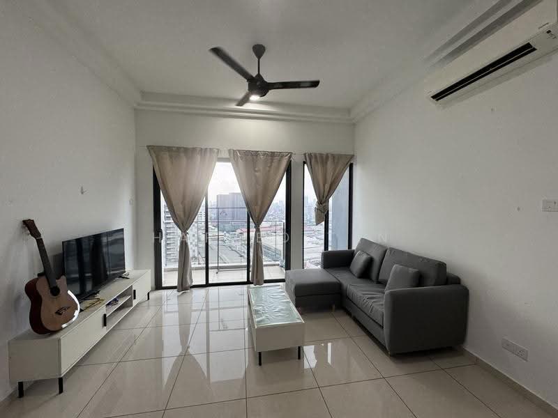 Service Residence for Rent at PJ Midtown - Harred Tan - Living Room - PropertyGuru.com.my