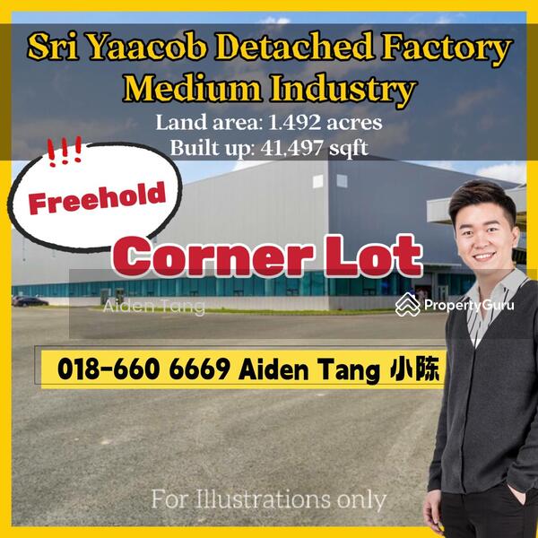 Kilang untuk Dijual di Taman Tan Sri Yaacob (Johor Bahru) - Aiden Tang - PropertyGuru.com.my