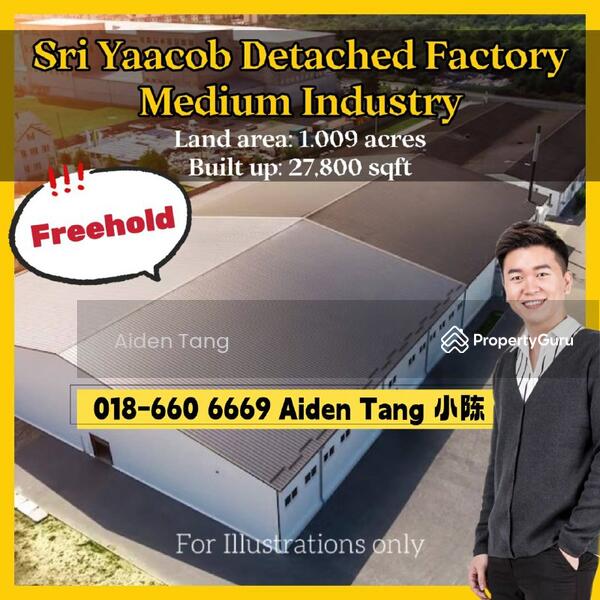 Kilang untuk Dijual di Taman Tan Sri Yaacob (Johor Bahru) - Aiden Tang - PropertyGuru.com.my
