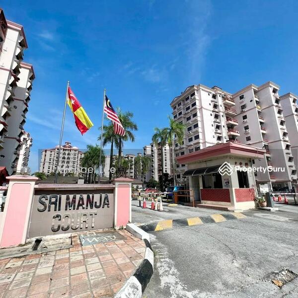 Sri Manja Court, Jalan Sri Manja, Taman Sri Manja, Petaling Jaya, Selangor, 3 Bedrooms, 1062