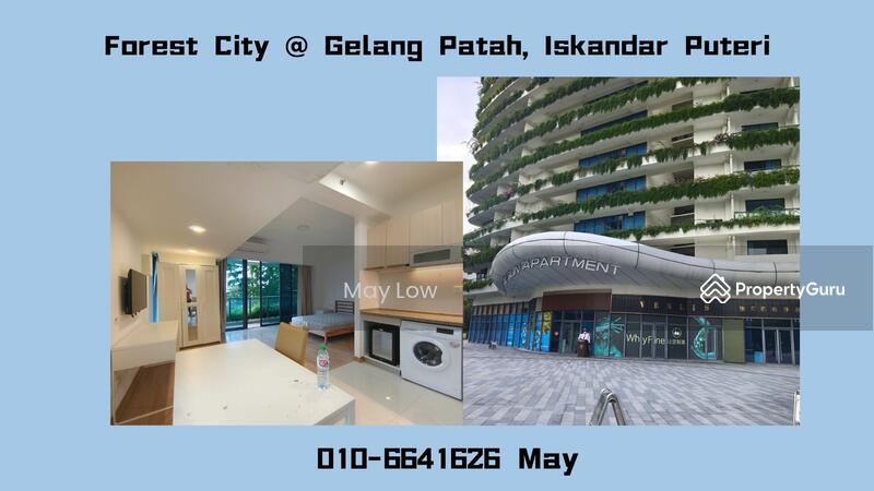 Kondominium untuk Disewa di Forest City (Gelang Patah) - May Low - Studio apartment fully furnish Forest City, near Tuas, Iskandar Puteri, Gelang Patah May 0106641626 - PropertyGuru.com.my