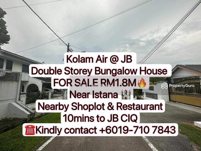 Taman Kolam Air JB Double Storey Bungalow House Renovated FOR SALE