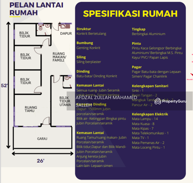 For Sale - Single Storey Semi D,Pekan Bukit Gambir,Pagoh,Johor