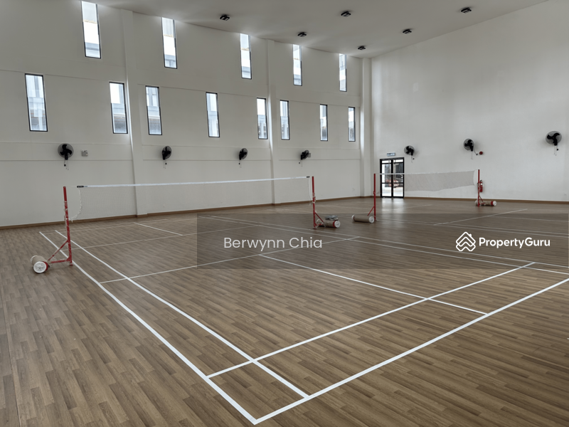 Condominium for Sale at Setia Seraya Residences - Berwynn Chia - Indoor badminton court - PropertyGuru.com.my