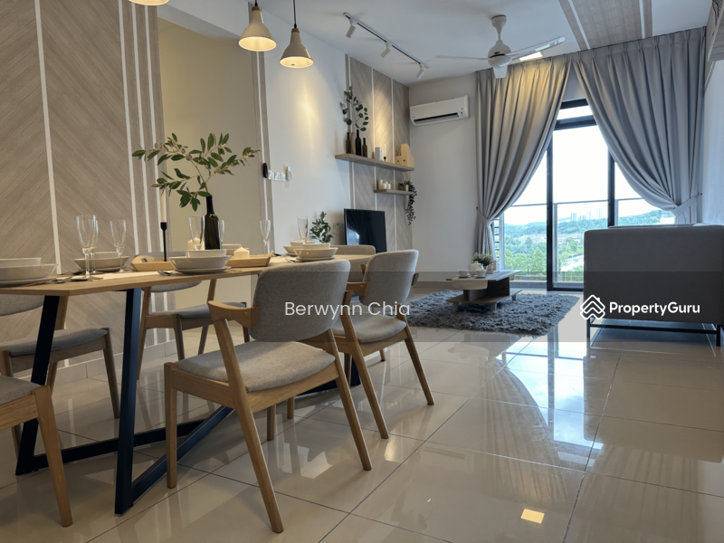 Condominium for Sale at Setia Seraya Residences - Berwynn Chia - Living room - PropertyGuru.com.my