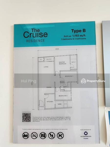 Servis Apartment untuk Dijual di The Cruise Residence - Hui Ping - PropertyGuru.com.my
