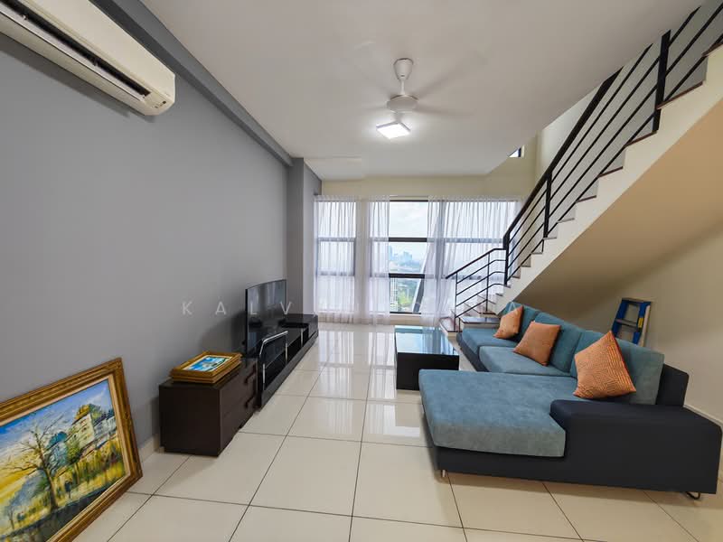 Servis Apartment untuk Disewa di Arte Mont Kiara - Kalvyn Chia - Living Room - PropertyGuru.com.my