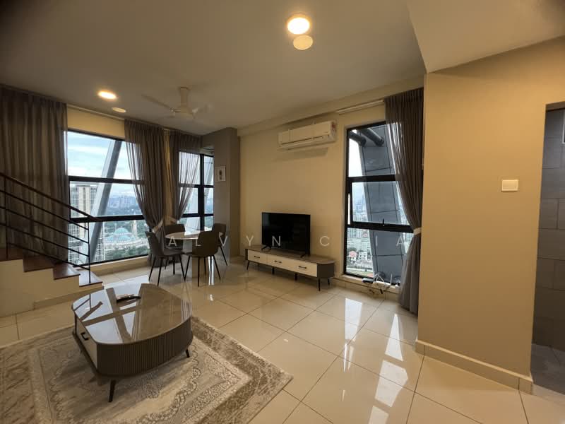 Servis Apartment untuk Disewa di Arte Mont Kiara - Kalvyn Chia - Living Room - PropertyGuru.com.my