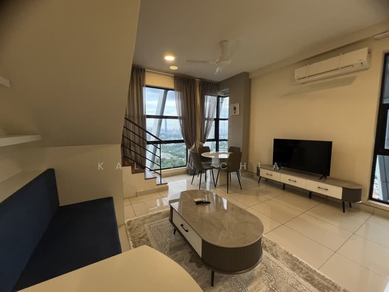Servis Apartment untuk Disewa di Arte Mont Kiara - Kalvyn Chia - Living Room - PropertyGuru.com.my