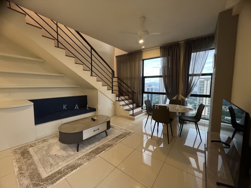 Servis Apartment untuk Disewa di Arte Mont Kiara - Kalvyn Chia - Living Room - PropertyGuru.com.my