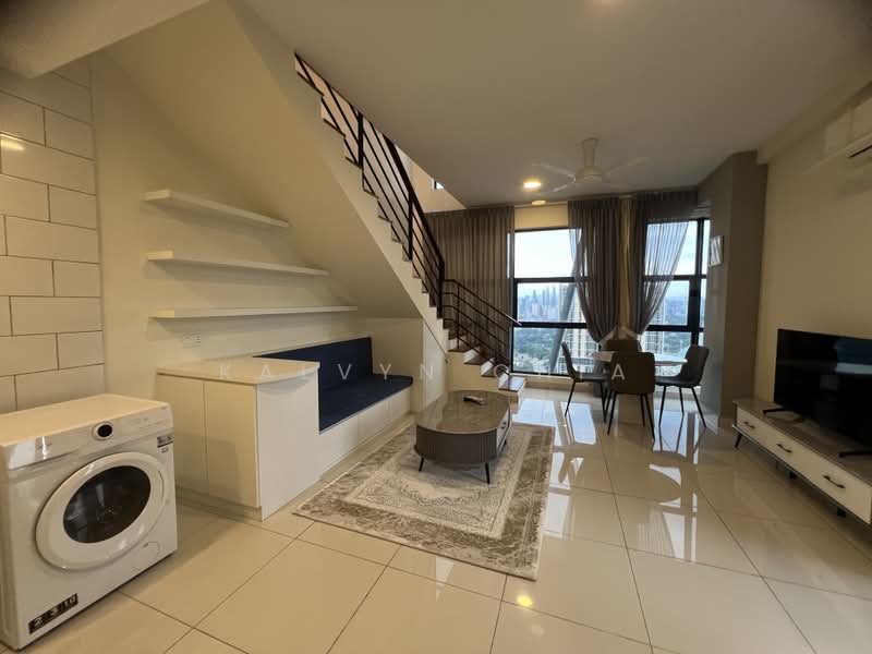 Servis Apartment untuk Disewa di Arte Mont Kiara - Kalvyn Chia - Living Room - PropertyGuru.com.my