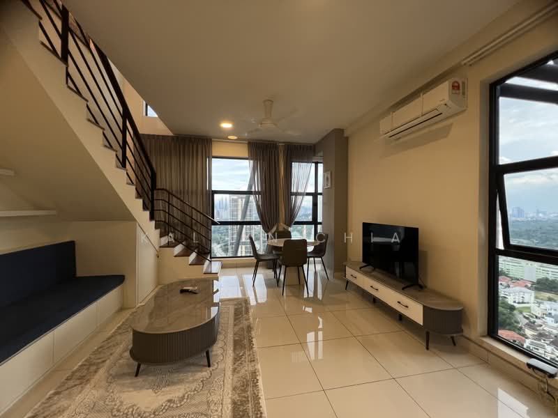 Servis Apartment untuk Disewa di Arte Mont Kiara - Kalvyn Chia - Living Room - PropertyGuru.com.my