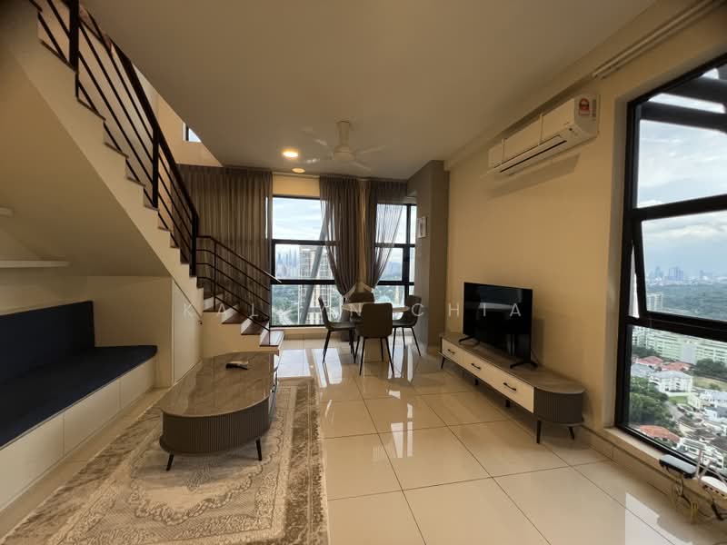 Servis Apartment untuk Disewa di Arte Mont Kiara - Kalvyn Chia - Living Room - PropertyGuru.com.my
