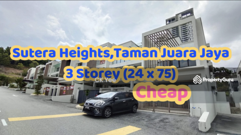 3-storey Terraced House for Sale in Taman Juara Jaya (Cheras) - CK Yee - PropertyGuru.com.my