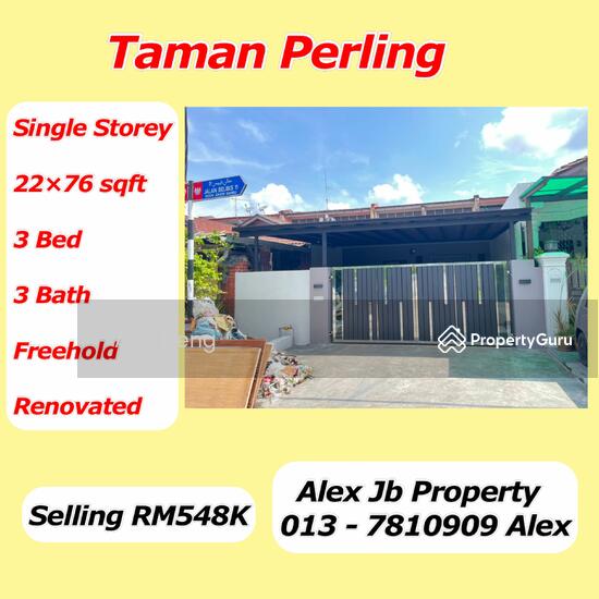 Taman Perling Single Storey House Fully Renovated, Perling, Johor Bahru