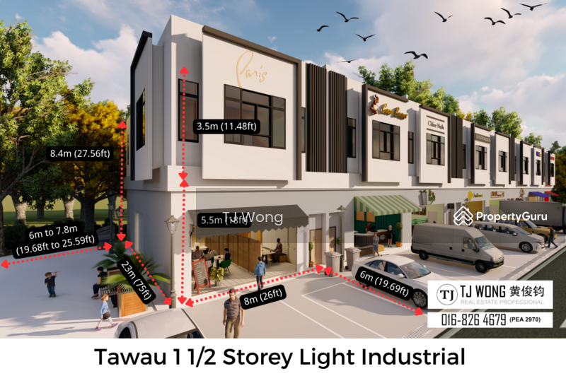 Untuk Dijual - Tawau Light Industrial - Jln Apas Mile 3 | CL999 | Gated & Guarded