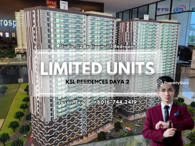 Untuk Dijual - KSL Residence 2 @ Kangkar Tebrau