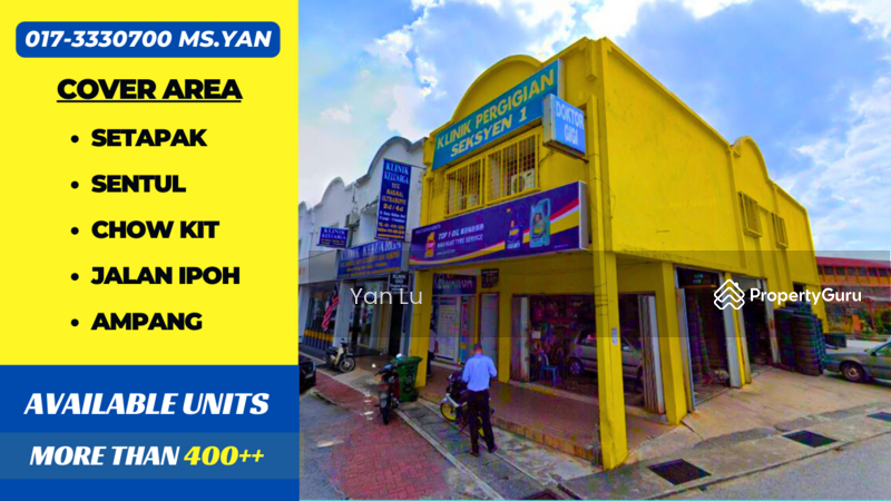 For Rent - Setapak - Seksyen 1 Wangsa Maju