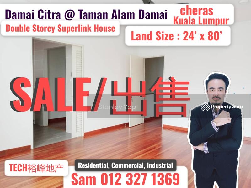 Taman Alam Damai, Damai Citra, Double Storey Superlink House, Cheras