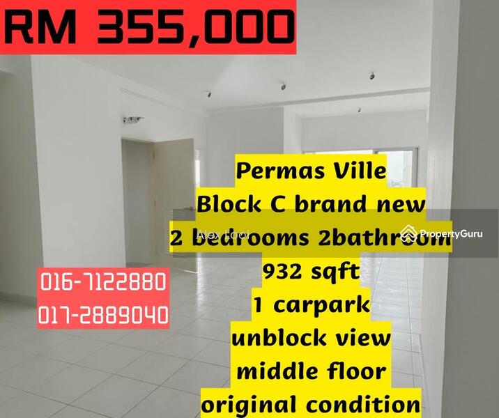 Permas Ville Apartments, Jalan Permas 3, Bandar Permas Jaya, Permas Jaya, Johor Bahru, Johor