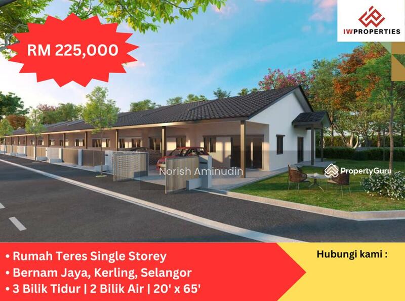 Bernam Jaya 44000, Sabak Bernam, Selangor, 3 Bedrooms, 1300 sqft, 1