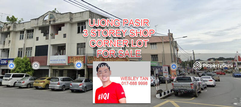 Untuk Dijual - Ujong Pasir 3 Storey Shoplot Corner For Sale
