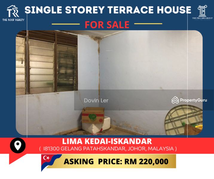 SINGLE STOREY TERRACE HOUSELIMA KEDAIGELANG PATAHISKANDARJOHOR., Jalan Malinja, Iskandar
