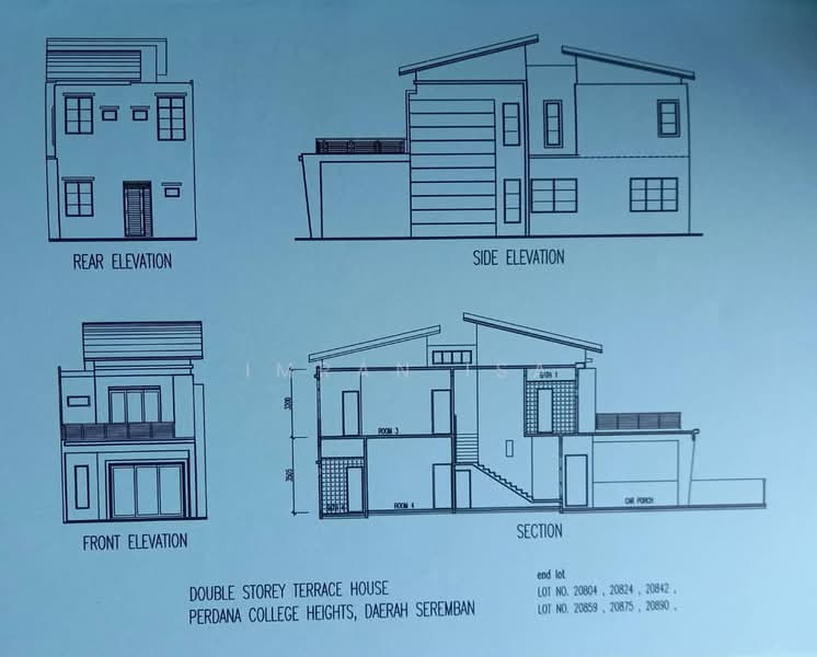 Rumah Teres untuk Dijual di Perdana College Heights (Mantin) - Imran Isa - PropertyGuru.com.my