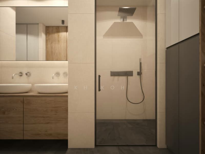 Kondominium untuk Dijual di [Ready Move In] Bukit Jalil Big Layout Big Balcony Furnished Golf View Condo - KH Koh - Bathroom - PropertyGuru.com.my