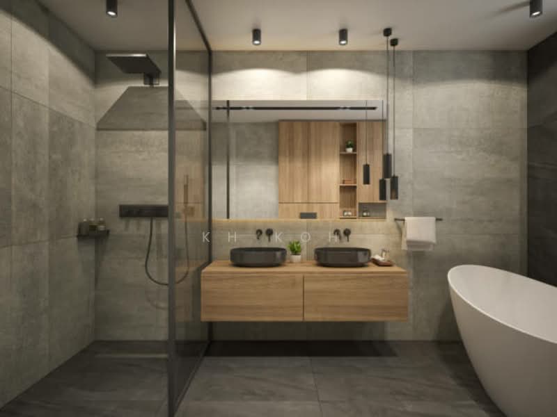 Kondominium untuk Dijual di [Ready Move In] Bukit Jalil Big Layout Big Balcony Furnished Golf View Condo - KH Koh - Bathroom - PropertyGuru.com.my