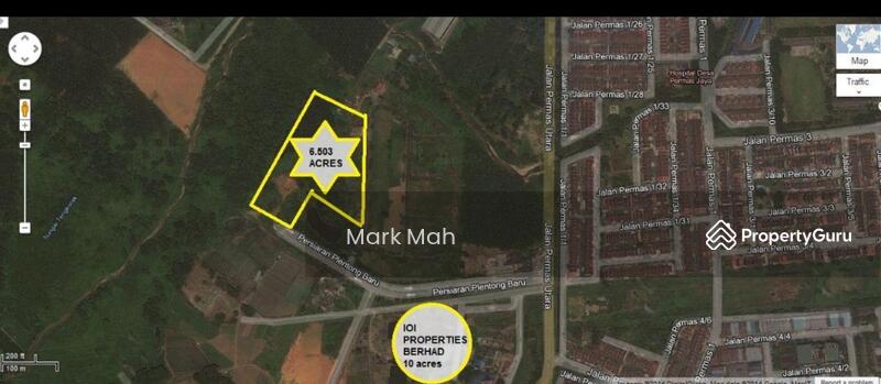 Untuk Dijual - Permas Jaya 6.503 Acres Commercial Land @ JB