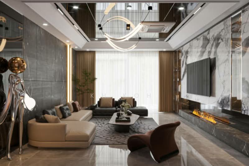 Condominium for Sale at Solaris Dutamas Foreign Can Buy Investment Furnished Management Team - KH Koh - Living Room - PropertyGuru.com.my