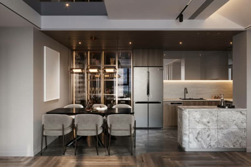 Kondominium untuk Dijual di Foriegn Entry 5xxk Only!!! [MM2H] [Furnsihed] High ROI Investment Dual Key / 2-3 Room Condo - KH Koh - Kitchen - PropertyGuru.com.my