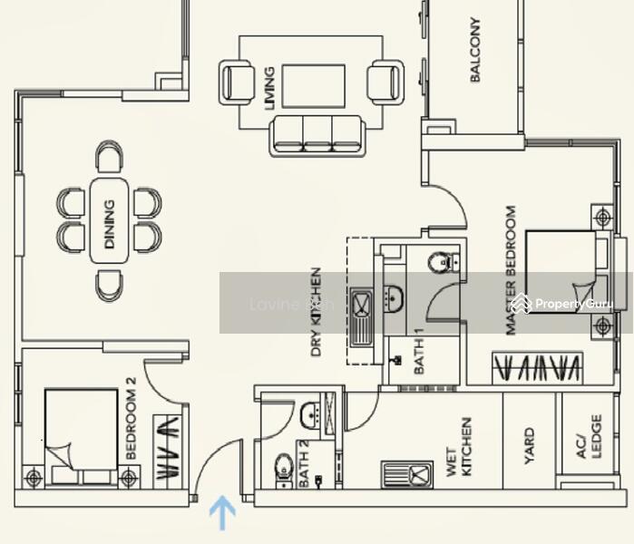 Untuk Disewa - Ujana Executive Apartment