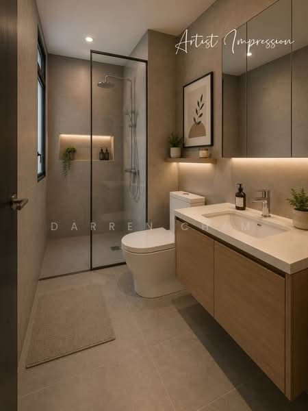 Servis Apartment untuk Dijual di Neu Suites - Darren Cham - Bathroom - PropertyGuru.com.my