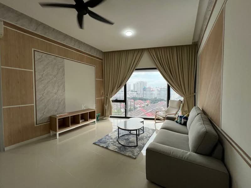 Servis Apartment untuk Disewa di Sapphire Paradigm - Key Ling - Living Room - PropertyGuru.com.my