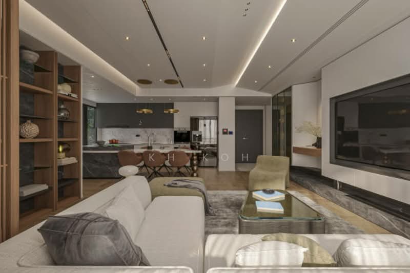 Condominium for Sale at MM2H Luxury Condo Link LRT to KL City KL Sentral Mid Valley Furnished - KH Koh - Living Room - PropertyGuru.com.my