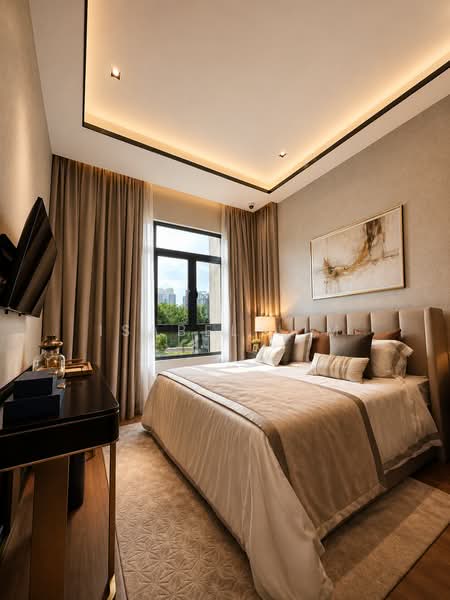 Condominium for Sale at 2026 BRAND NEW KLCC PROJECT【Fully Furnished, 300m to LRT, 0% Down Payment, RM1xxk Cashback】 - Isabel Lim - Bedroom - PropertyGuru.com.my