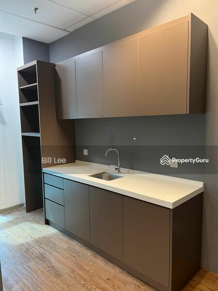 pantry with kitchen cabinet