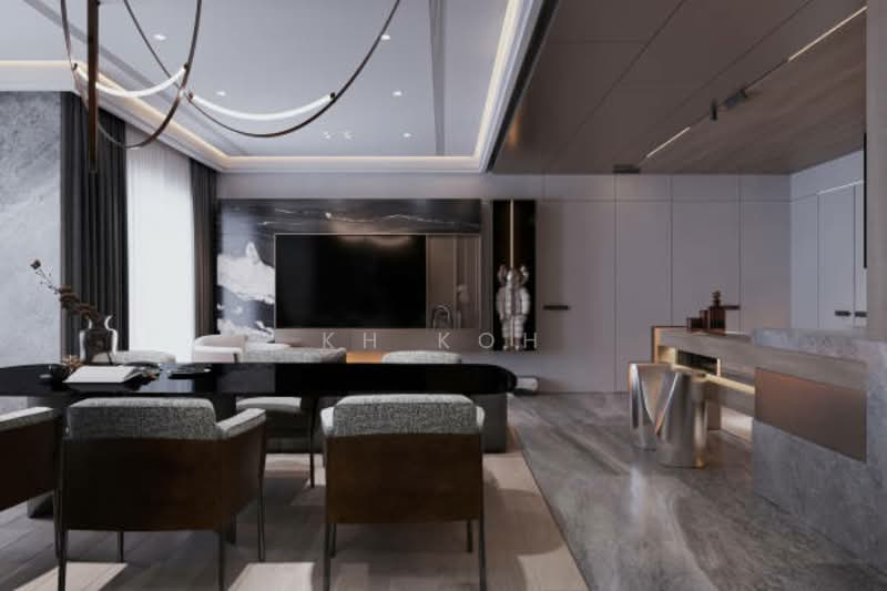 Condominium for Sale at KL Cheras Freehold 3 Room Freehold Condo【20m to MRT】TRX Taman Maluri - KH Koh - Living Room - PropertyGuru.com.my