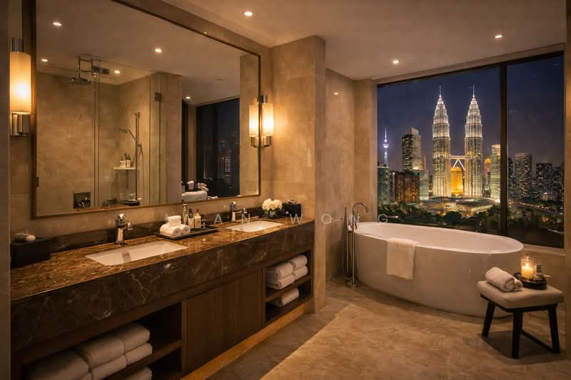 Kondominium untuk Dijual di KLCC Freehold Investment Property | KLCC View & Jacuzzi | Management Team Provided - Ivan Wong - Bathroom - PropertyGuru.com.my