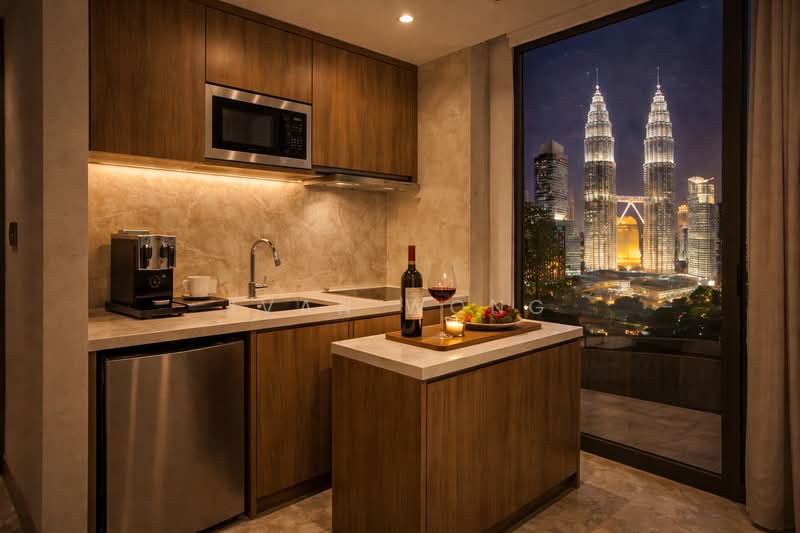 Kondominium untuk Dijual di KLCC Freehold Investment Property | KLCC View & Jacuzzi | Management Team Provided - Ivan Wong - Kitchen - PropertyGuru.com.my