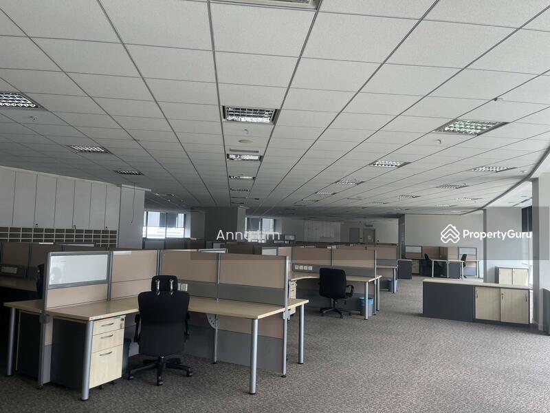 Open area with workstations