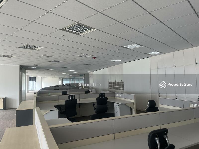 Open area with work stations