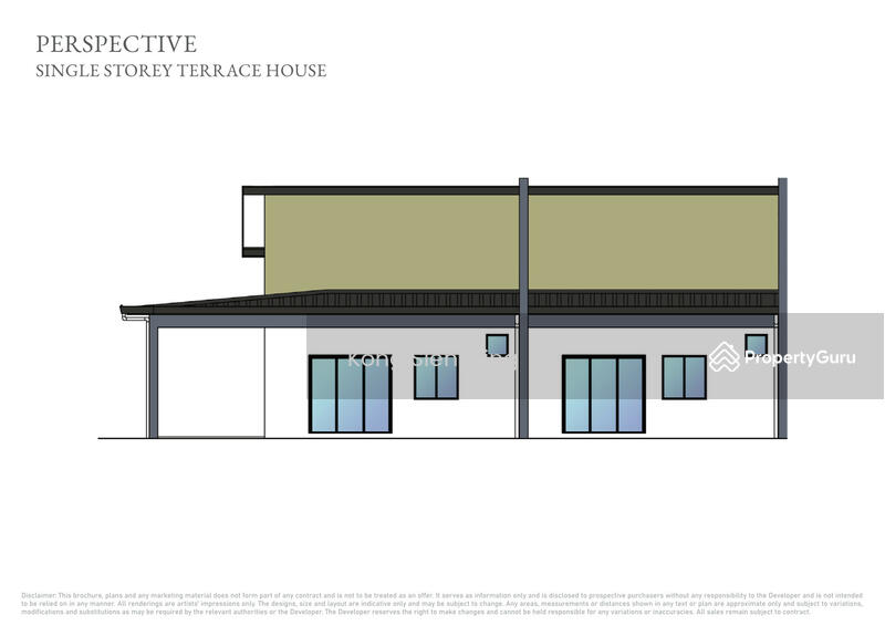 Kuching Single Storey Terace at Jalan Landeh Kota Padawan, Jalan