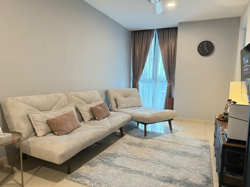Service Residence for Sale at H2O Residences - Lew . - Living Room - PropertyGuru.com.my