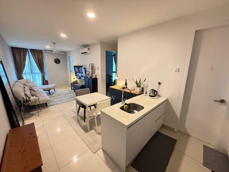 Service Residence for Sale at H2O Residences - Lew . - Living Room - PropertyGuru.com.my